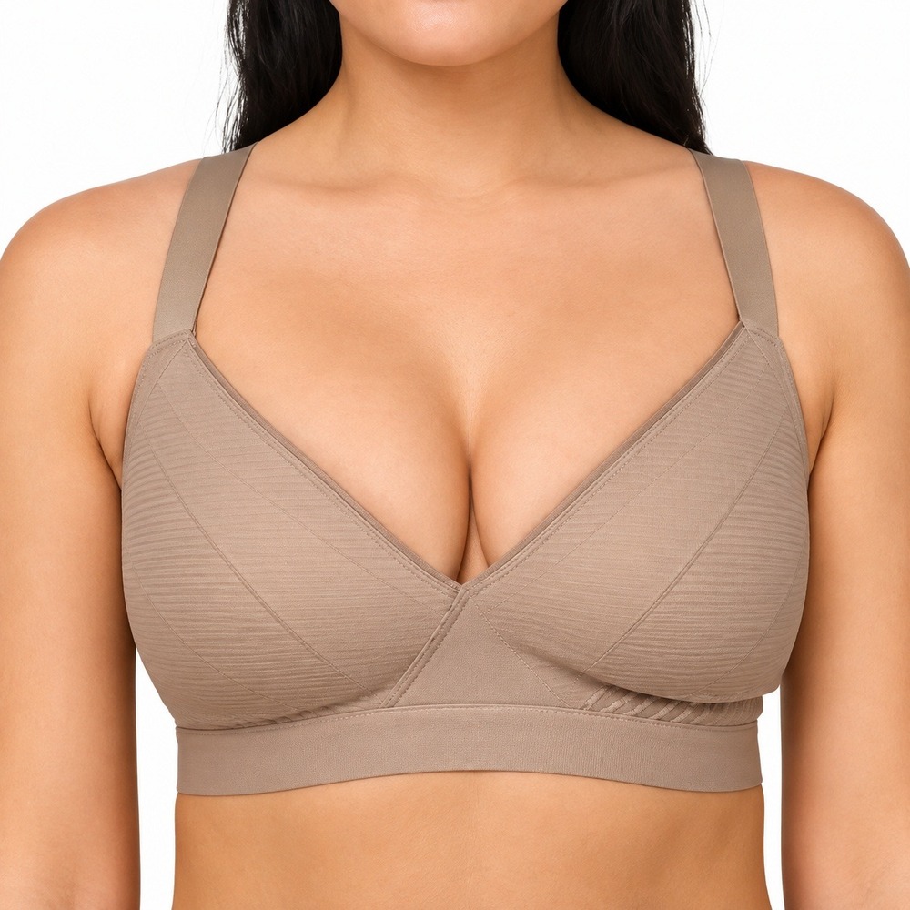 Lululemon Awake to‎ Lace V Neck Bra Softsand Crepe 32B T-Back Lace Bra